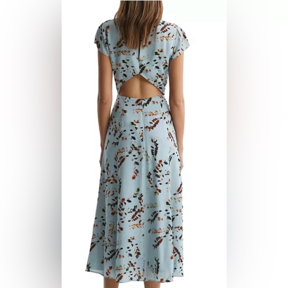 Reiss Livia Blurred Floral Midi Dress - Picture 5 of 16